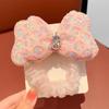 Horquilla de mariposa con perlas y lentejuelas para niña, nueva bola de pelo dulce, aro para el pelo, pinza para flequillo roto lateral