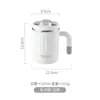 Taza de Acero Inoxidable 304, Antiescaldado, Taza de Té Sellada, Taza con Popote para Beber Directamente con Tapa, Navidad