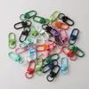 Accesorios DIY Accesorios para Pendientes Aleación Metálica Hebilla de Puerta Cuerda de Alambre Color de Pintura Cabeza de Conejo Negra y Blanca Llavero