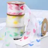 Estilo Coreano Coração Formato Fio de Neve Fita Laço DIY Acessórios de Cabelo Presente Floricultura Embalagem de Flores Chapéu de Palha Decorativo Fita Brilhante