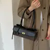Bolso versátil nuevo de patrón de diamantes retro 2026 para mujer, gran capacidad, bolso de hombro, diseño patchwork, lujo ligero, estilo bajo el brazo