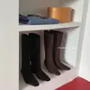 Nuevas Botas Largas Otoño/Invierno 2026 Puntera Cuadrada Botas de Caballero Versátiles y Cómodas