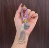 [Sonho de Borboleta Roxa] Corrente de Celular com Contas de Borboleta Roxa de Luxo Leve, Elegante de Indústria Pesada, Pingente de Bolsa Moderno e Versátil