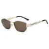 Gafas de Sol Polarizadas con Montura Redonda Ps33408 Estilo Callejero Retro Metálicas con Resorte Personalizadas para Mujer Certificación Uv400