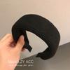 Diadema de Terciopelo de Alta Gama para Mujer en Otoño e Invierno, Cráneo Alto, Diadema Pequeña que Muestra la Cara, Para Lavarse la Cara, Fijador de Cabello, Recogedor Antideslizante, Tocado con Pasador
