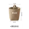 Bolsa de pendurar de parede para cama de dormitório, mini bolsa pequena de juta para beliche superior, cabeceira, cabeceira, telefone, ou bolsa de armazenamento atrás da porta
