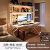 Mesa para Computadora de Escritorio Habitación Hogar Escritorio Mesa Integrada con Estantería Escritorio de Oficina Tablero Perforado Juego de Mesa y Silla para E-Sports