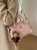 Bolsos Retro para Mujer Otoño e Invierno 2025 Nuevo de Moda Coreano Bolso de Bolos Bolso Cruzado Simple para Hombro Bolso Almohada