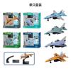 Aleación de fuerza de retroceso simulación avión juguete para niños modelo de rodaje regalo para niño con chasis decoración de escritorio venta al por mayor