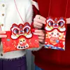 Bolsa de sobre rojo Ping An Alegría Tela Año del Serpiente 2025 Nuevo Alto Creativo Marea Nacional Sobre Rojo Bolsa de la Suerte Bolsa de Año Nuevo Venta al por Mayor