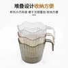 Soporte de Taza de Plástico para el Hogar Soporte de Taza Corrugado Engrosado Soporte de Taza Posavasos de Té para Oficina Aislamiento Térmico Antiescarcha Reposamanos Base de Funda para Taza