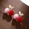 Brincos de Cereja Fresca e Doce, Brincos Elegantes e de Alta Qualidade com um Design de Fruta Estiloso e Único