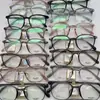 Gafas de Marco Negro Grueso para Hombres con Caras Grandes, Monturas de Gafas Anti-Luz Azul Tr90, Monturas Ópticas de Alta Calidad para Miopía