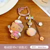 Chaveiro de Gato KITTY Chef Flocado Desenho Animado Boneca Pingente Fofo Decoração de Celular Presente