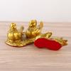 Enfeites de patos-mandarim de cobre latão coração com coração patos-mandarim enfeites de casa casamento suprimentos de casamento patos-mandarim de cobre atacado
