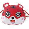 Novo desenho animado bonito saco das crianças PU saco de ombro meninas coreano casual Crossbody Bag pequeno animal bolsa de moeda