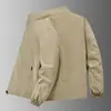 Chaqueta para Hombre de Talla Grande Nueva para Primavera y Otoño, Ropa Exterior, Deportes al Aire Libre, Holgada, Estilo Coreano, Casual, Versátil