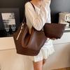 Bolso Tote de Moda Nuevo 2025 para Mujer, Bolso Cruzado Pequeño Casual de Color Sólido Simple Estilo Coreano de Moda