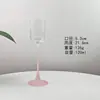 Copo Alto Rosa Fosco para Uso Doméstico, Criativo e Fofo para Meninas, Taça de Vinho Tinto de Formato Reto, Taça para Coquetel de Champagne