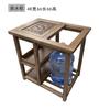 Mesa de té estilo Jiji y combinación de sillas Mesa de Té Kung Fu Oficina mesa de té de madera maciza registro simple estilo chino nuevo mesa de tablero grande