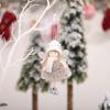 Decorações de Natal Transfronteiriças Anjo de Pelúcia com Asas Pingente de Menina Enfeites de Árvore de Natal Presentes para Jardim de Infância