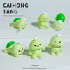 Adornos de Figuritas de Tortuga de Resina Lindas, Accesorios de Dibujos Animados para Bricolaje, Adornos Pequeños de Escritorio, Venta al por Mayor Mixta