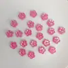 Decoraciones para Uñas DIY Flor Pequeña con Polvo Dorado de 8 mm, Decoraciones de Uñas Florales Coloridas Tridimensionales, Pendientes, Funda de Teléfono, Accesorios de Uñas Portátiles