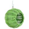 Nuevo Nido de Pájaro de Ratán para Loros, Ratán Natural, Resistente a Mordiscos, Nido Universal para Pájaros para Todas las Estaciones, Nido Colgante para Dormir, Accesorios para Jaula de Pájaros