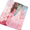 24 piezas de indentación transparente pieza de uña postiza herramienta usar pasta de uñas gelatina cinta adhesiva de doble cara al por mayor