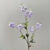 Flores artificiales de alta gama: muguete, campanillas de viento, campanillas, estilo fresco y natural, encanto silvestre, arreglos florales, decoraciones para sala de estar, flores artificiales