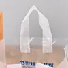 Bolsa para Llevar Personalizada Bolsa para Ensalada Bolsa para Té de Leche Bolsa de Plástico Transparente Portátil Horneado Logo Personalizado