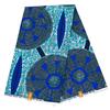 Tela batik africana de poliéster con estampado a doble cara, estilo nacional africano, cera africana