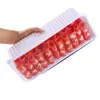 Caixa de Embalagem para Rolos de Carne Descartável Atacado Caixa Plástica Transparente para Fatias de Carne Crocantes com Travas Caixa de Embalagem Plástica para Rolos de Carne Bovina Gordurosa