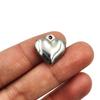 Pingente de coração de pêssego de aço inoxidável sólido Rock Hip Hop Colar de coração de pressão de óleo Pingente pequeno DIY Pulseira Acessórios de jóias