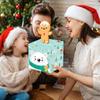 Caixa Temática de Natal Puxa-Dinheiro, Caixa de Doces Surpresa com Dinheiro, Essencial para as Festas, Presente Requintado Adequado para Presentear no Natal
