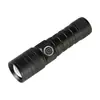 Linterna LED Blanca de Largo Alcance con Zoom Telescópico Portátil de Aleación de Aluminio, Carga Tipo-C, Transfronteriza