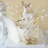 Decoração de bolo de veado de cristal de Natal glitter veado de Natal decoração celebridade da internet aniversário confeitaria vestido plug-in