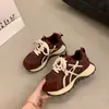Zapatos Chunky con Suela Gruesa y Forro de Felpa para Mujer 2025 Nuevos Zapatos de Otoño e Invierno para Mujer Zapatillas Casuales Versátiles de Celebridad de Internet