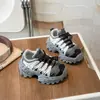 Tênis Esportivo Infantil 2026 Primavera e Outono Novo Estilo Respirável para Meninas Sapatos de Pai Leves para Meninos Tênis de Corrida para Bebês Sapatos Casuais
