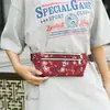 Riñonera Deportiva Ligera, Bolso de Pecho para Mujer con Estampado Floral de Moda, Bolso Cruzado Ligero y Ajustado para Teléfono y Monedas al Aire Libre