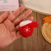 Pingente de Decoração de Natal Boneca Pequena Pelúcia Fofa Árvore de Natal Bolsa do Papai Noel Pingente Pequeno Presente de Natal