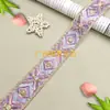 Estilo Étnico Dai Accesorios de Encaje Étnico Ropa DIY Bordado Hecho a Mano Nuevo Estilo Chino Encaje Lentejuelas Accesorios Venta al por Mayor en Stock