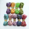 Cuerda de Cáñamo con Hoja de Color Cuerda de Cera de Hoja Cuerda de Vid de Hoja Verde Hecha a Mano DIY Decoración Envoltura de Jarrón Material de Tejido