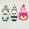 Stitch, Piglet, Oso Fresa, Cachorro de Goma Suave de PVC Accesorios DIY Amuletos para Funda de Teléfono, Amuletos para Zapatos, Imanes para Refrigerador