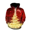 2023Temu Primavera y Otoño Muñeco de Nieve Navidad Sudadera con Capucha Digital 3D para Pareja Suéter Talla Europea Protector Deportivo