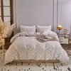 Comércio Exterior Transfronteiriço Conjunto de Três Peças Capa de Colcha de Algodão Lavado Estampada Roupa de Cama Amazon Capa de Colcha Fronha Fornecimento Atacado