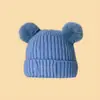 Gorros Infantiles con Letras, Estilo Coreano y Japonés 2025 Gorros de Punto para Bebé al por Mayor, Nuevos Gorros de Punto para Bebé Otoño e Invierno Ins