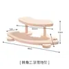 Soporte de Flores Suculentas para Escritorio, Soporte de Macetas de Madera Maciza de Múltiples Niveles, Estante de Almacenamiento Decorativo para Escritorio de Sala de Estar Interior, Adornos Decorativos al por Mayor