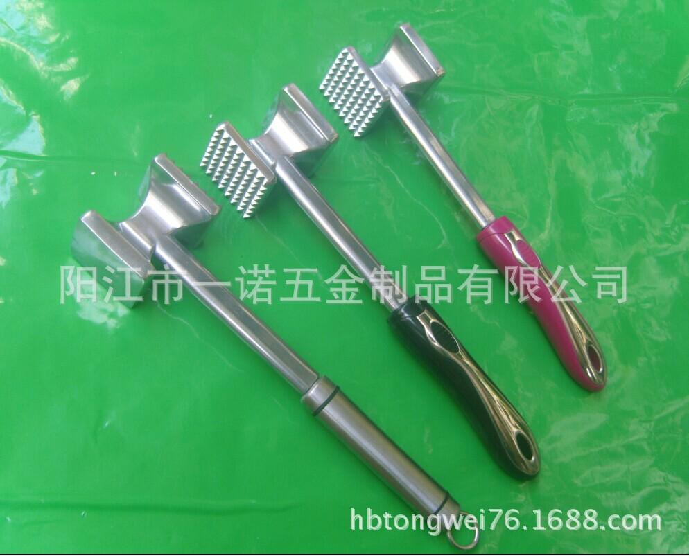 D-036J新款铝合金牛扒锤,牛排锤松肉锤牛肉锤总长28CM