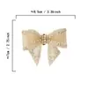 Nuevos zapatos de tacón alto con malla de pedrería y lazo, accesorios para zapatos, desmontables, versátiles, decoración DIY para zapatos, hebilla decorativa de flor